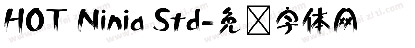 HOT Ninia Std字体转换